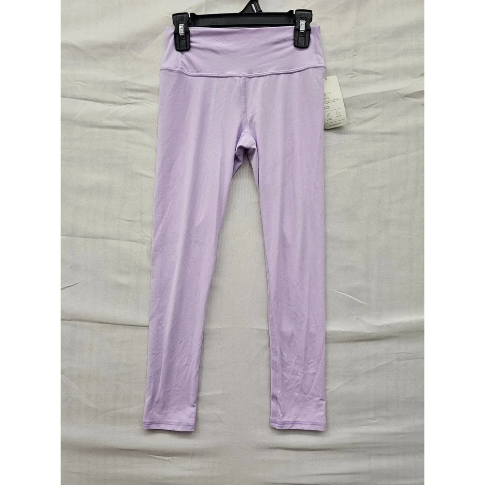 All in Motion Girls Everyday Soft High Rise Leggings Lilac Purple M 8 NWT